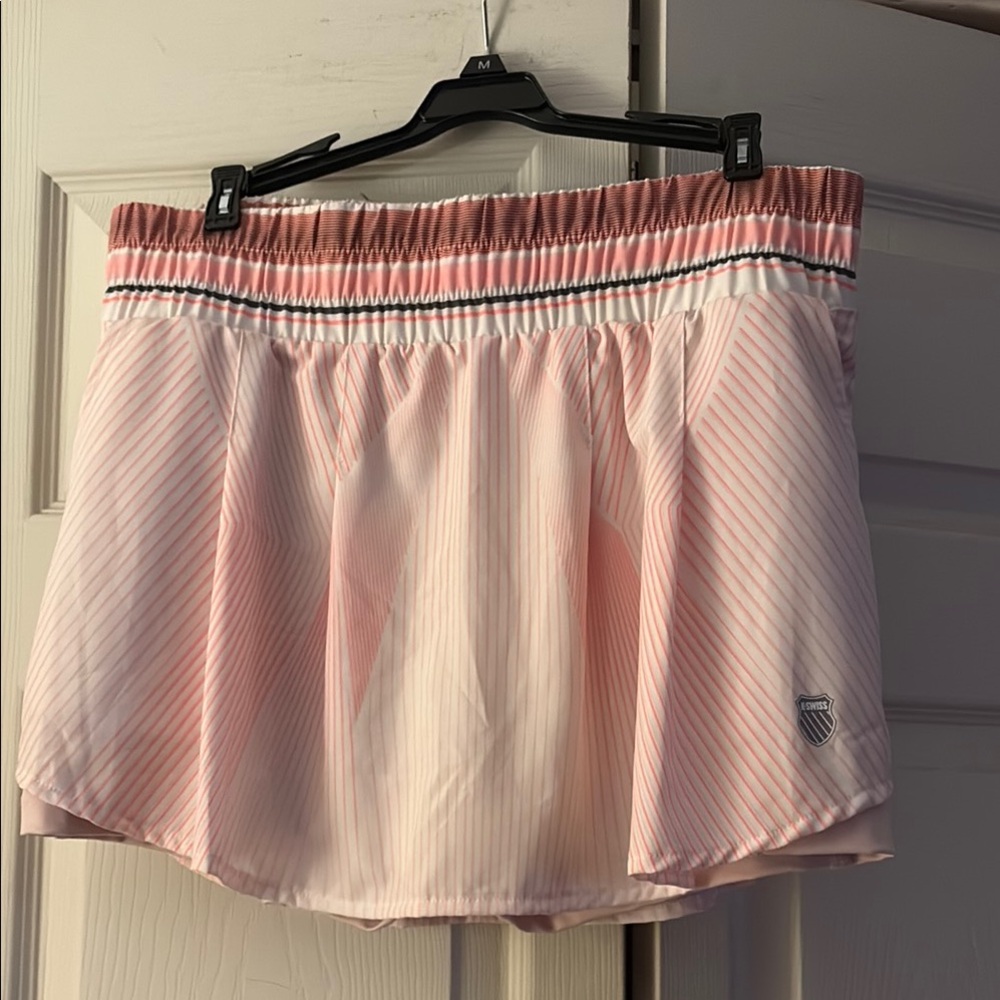 COPY - K-Swiss Flamingo Striped Skirt